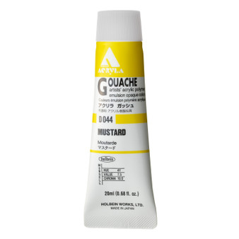 Holbein Acryla Gouache Series 1 20ml: Mustard