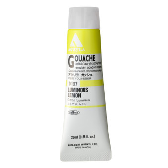 Holbein Acrylic Gouache Series 2 20ml: Luminous Lemon