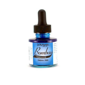 Dr. Ph. Martin Bombay Ink 1oz Turquoise