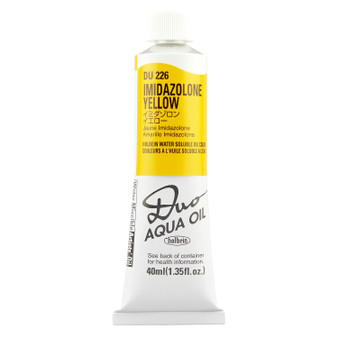 Holbein Duo Aqua Oil Series B 40ml: Imidazolone Yellow