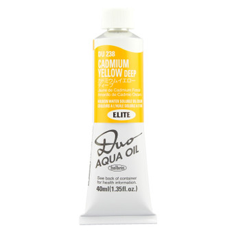 Holbein Duo Aqua Oil Series D 40ml: Cadmium Yellow Deep