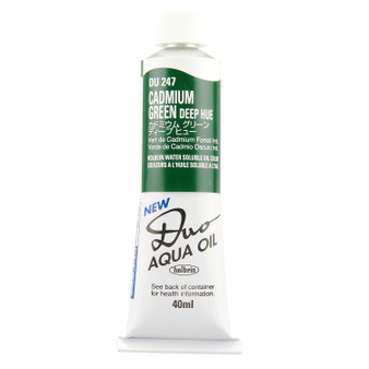 Holbein Duo Aqua Oil Series A 40ml: Cadmium Green Deep Hue