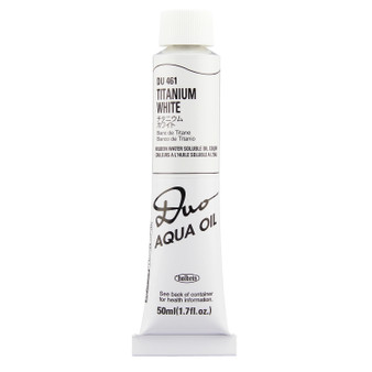 Holbein Duo Aqua Oil Series W 50ml: Titanium White