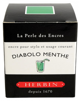 J. Herbin Fountain Pen Ink 30ml Diabolo Menthe