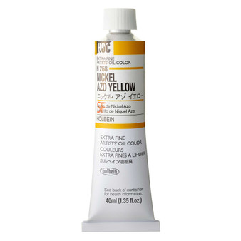 Holbein Artists Oil 40ml Nickel Azo Yellow