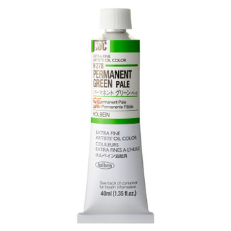 Holbein Artists Oil 40ml Permanent Green Pale