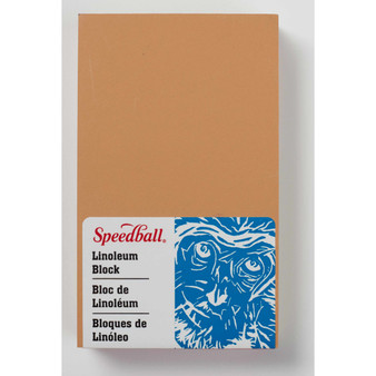 Speedball Mounted Linoleum Block 3x5