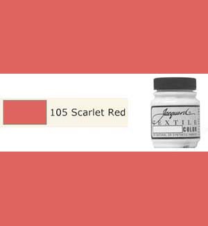 Jacquard Textile Paint 2.25oz Scarlet Red