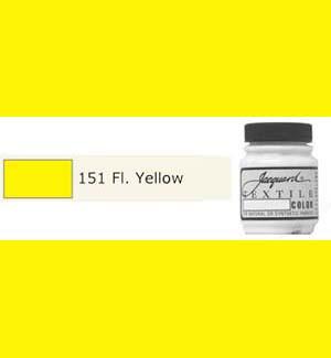 Jacquard Textile Paint 2.25oz Fluorescent Yellow