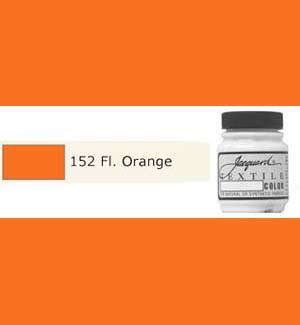 Jacquard Textile Paint 2.25oz Fluorescent Orange