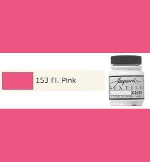 Jacquard Textile Paint 2.25oz Fluorescent Pink