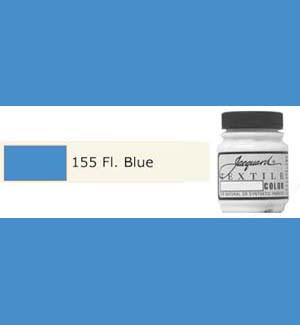 Jacquard Textile Paint 2.25oz Fluorescent Blue