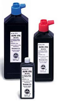 Yasutomo Liquid Sumi Ink 6 Oz Black Jar