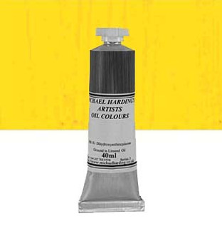 Michael Harding Artist Oil Colour 40ml Bright Yellow Lake