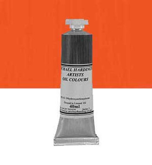 Michael Harding Artist Oil Colour 40ml Permanent Orange