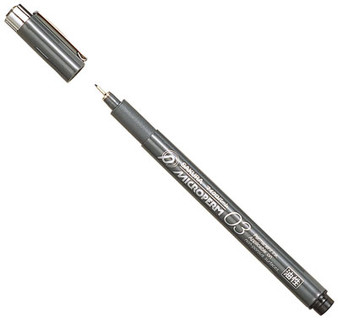 Sakura MicroPerm Pen 0.35mm Black