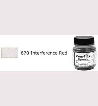 Jacquard Pearl-Ex 0.75oz Interference Red 670