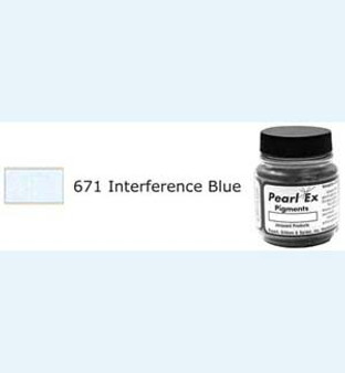 Jacquard Pearl-Ex 0.75oz Interference Blue 671