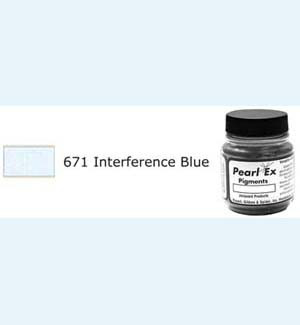 Jacquard Pearl-Ex 0.75oz Interference Blue 671