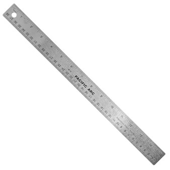 Flexible Stainless Steel Ruler 15-Inch