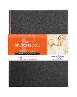 Stillman & Birn Gamma Hardbound Sketch Book 150gsm A4 8.25x11.75"