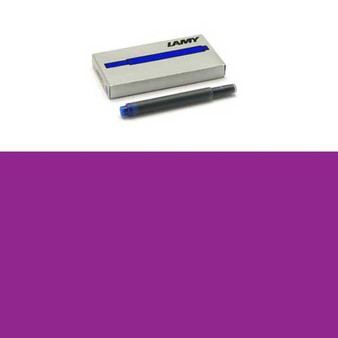 Lamy Ink T10 Fountain Pen Cartridge 5pk Violet