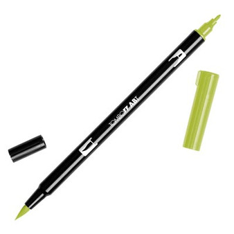 Tombow Dual Brush Marker Light Olive