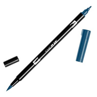 Tombow Dual Brush Marker Process Blue