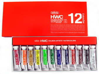 Holbein Watercolor Set W401 12colors 5ml