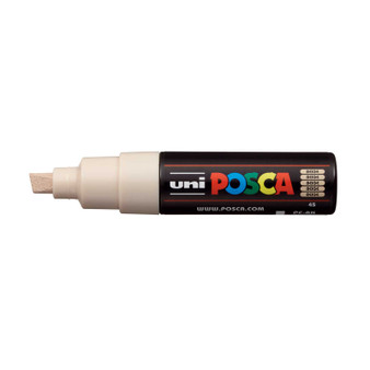 POSCA Acrylic Paint Marker PC-8K Broad Chisel Beige