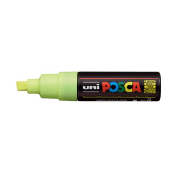 POSCA Acrylic Paint Marker PC-8K Broad Chisel Fluorescent Yellow