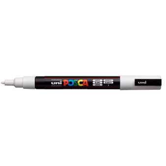 POSCA Acrylic Paint Marker PC-3M Fine White