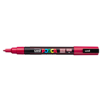 POSCA Acrylic Paint Marker PC-3M Fine Dark Red