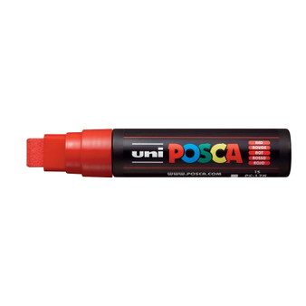 POSCA Acrylic Paint Marker PC-17K Extra-Broad Red