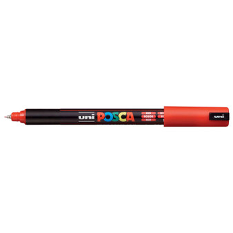 POSCA Acrylic Paint Marker PC-1MR Ultra-Fine Red