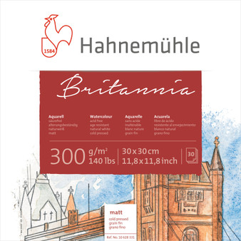 Hahnemuhle Britannia Block Cold Press 12x12 300gsm