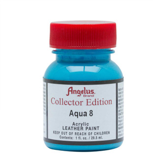 Angelus Leather Paint 1oz Collector Edition Aqua 8