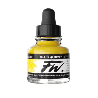 Daler-Rowney Fw Ink 1oz Fluoresecent Yellow