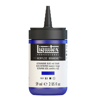 Liquitex Acrylic Gouache 2oz Bottle Ultramarine Blue (Red Shade)