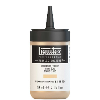 Liquitex Acrylic Gouache 2oz Bottle Unbleached Titanium