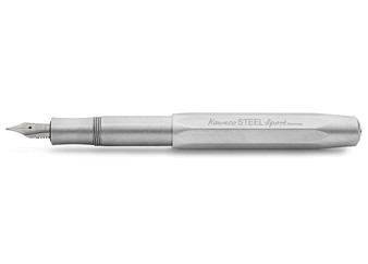 Kaweco Sport Fountain Pen Stainless Steel Bold Nib