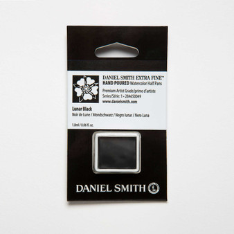 Daniel Smith Watercolor 1/2 Pan Lunar Black