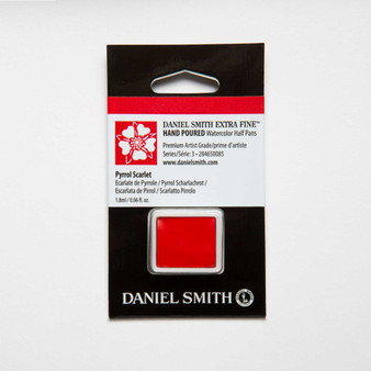 Daniel Smith Watercolor 1/2 Pan Pyrrol Scarlet