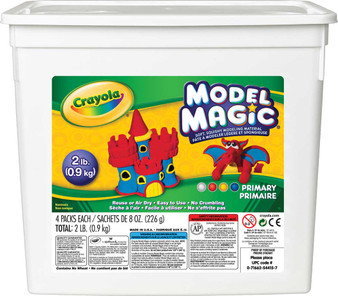 Crayola Model Magic 2lbs. Tub of Assorted Primary Colors