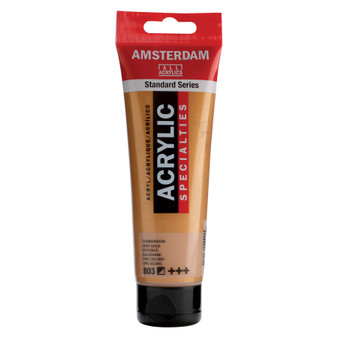 Amsterdam Acrylic 120ml Tube Metallic Deep Gold