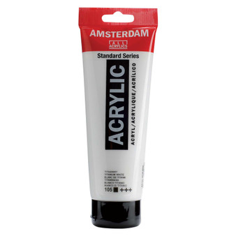 Amsterdam Acrylic 250ml Tube Titanium White