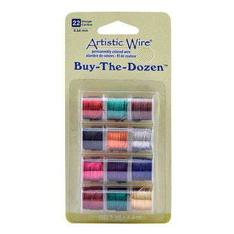 Beadalon Artistic Wire Buy the Dozen 12-Color Wire Set