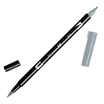 Tombow Dual Brush Pen Cool Gray 8 N52