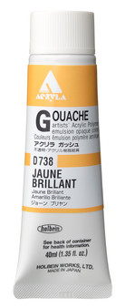 Holbein Acryla Gouache 40ml Jaune Brilliant