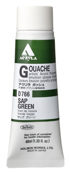 Holbein Acryla Gouache 40ml Sap Green